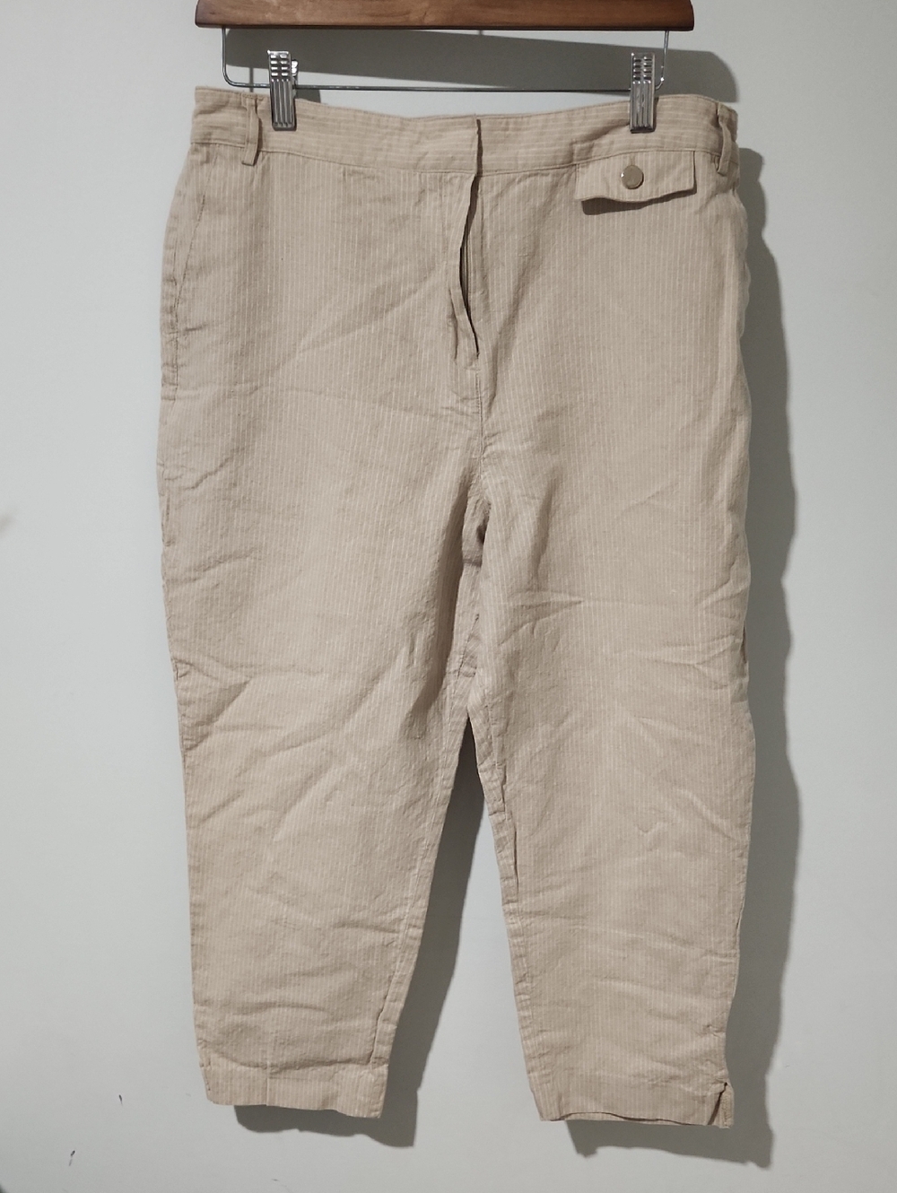 Cotton/Linen Blend Eastex Capris